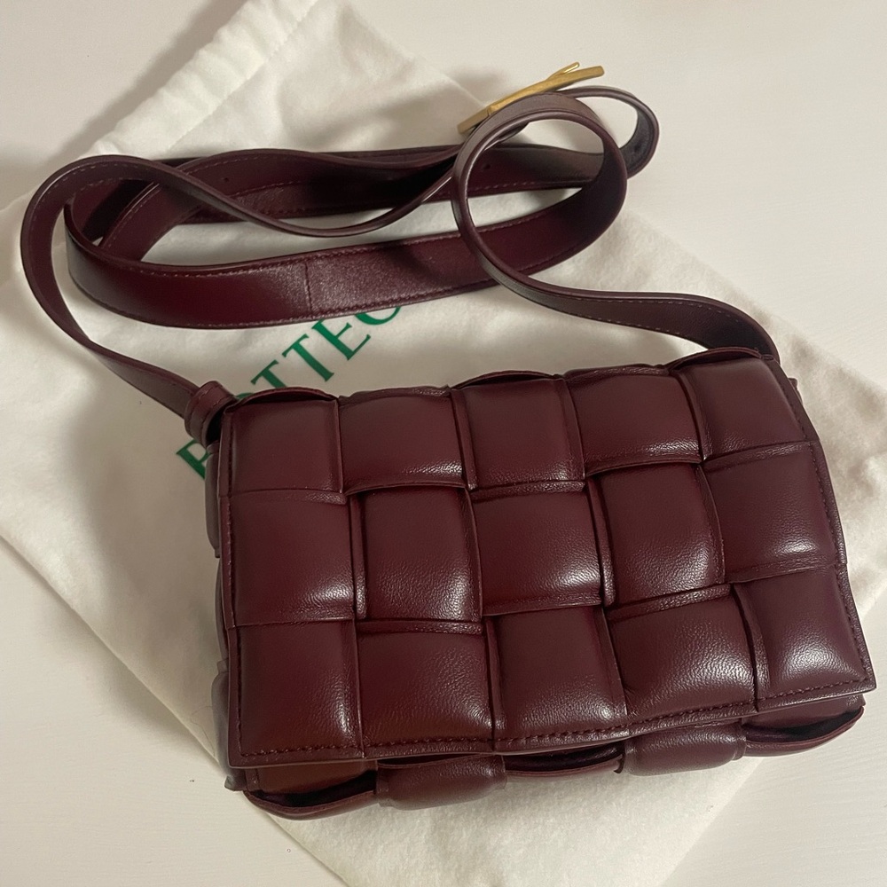 Bottega Veneta Deep Burgundy Crossbody Bag